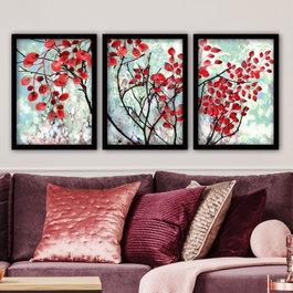 Wallity Cuadro Decorativo Enmarcado Desconocido (3 Piezas)